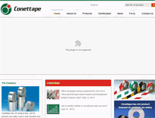 Tablet Screenshot of conettape.com